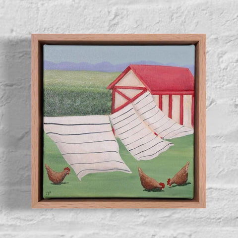 An Easy Breezy Day (23 x 23cm) Liz Vonhoff