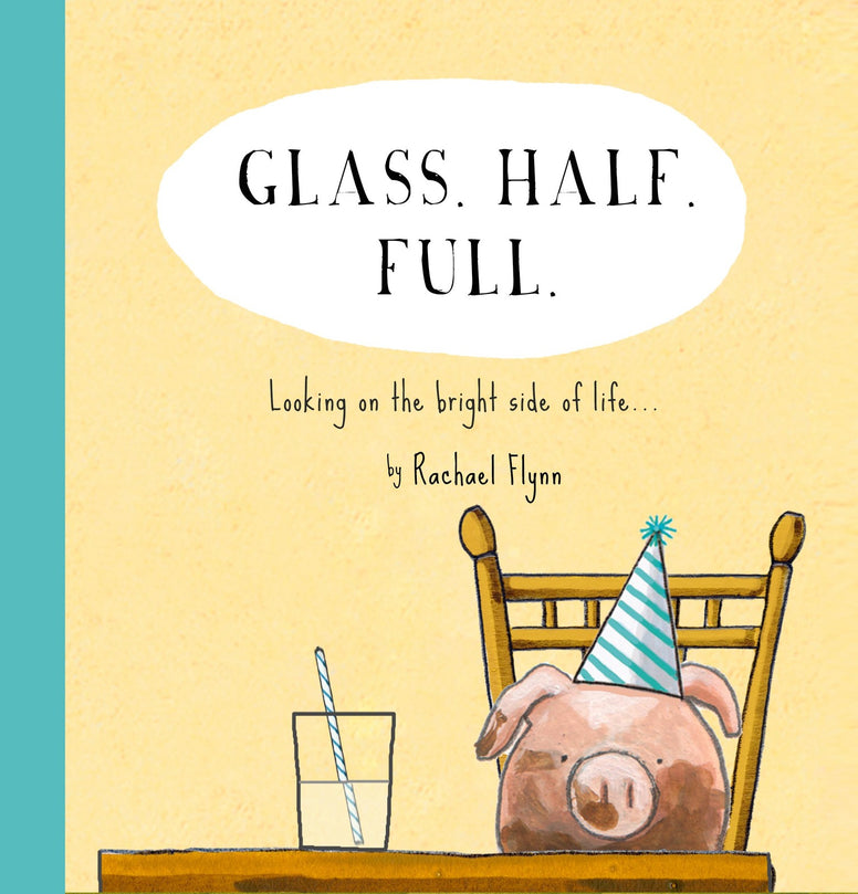 Glass Half Full - Hard Cover Quote Book