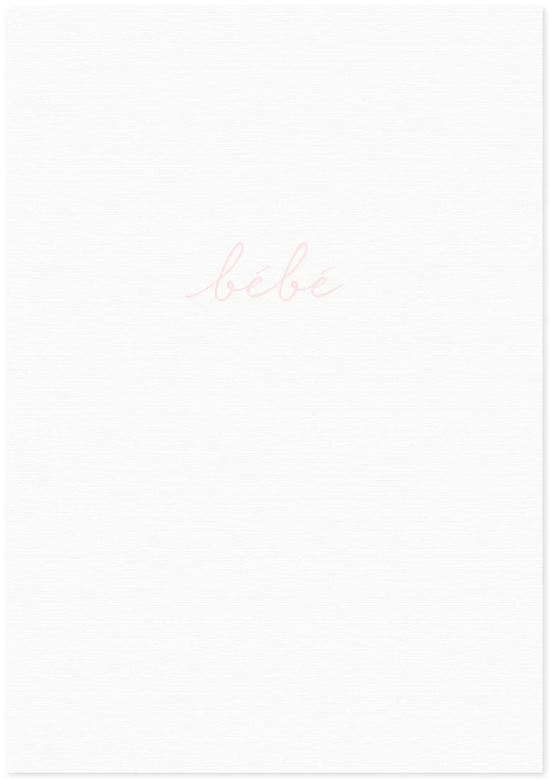 BÉBÉ | PETITE PINK CARD