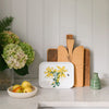 Glowing Wattle Stripes Rectangular Tray