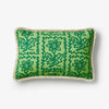 Daisy Verde Linen Cushion