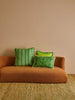 Daisy Verde Linen Cushion