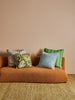 Buttercup Olive Linen Cushion