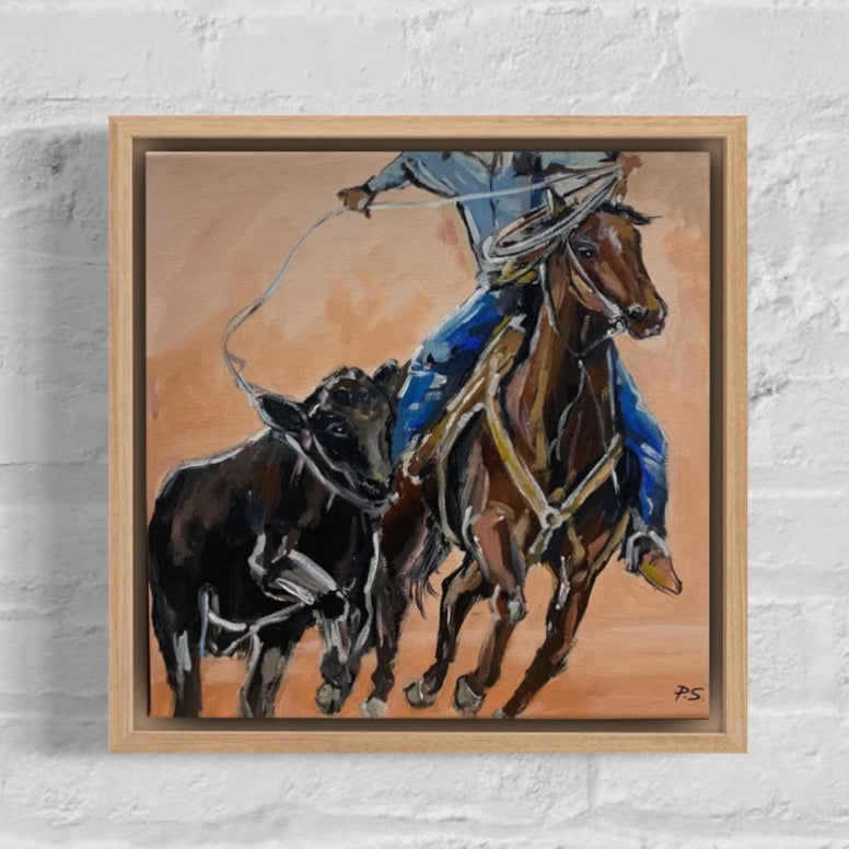 Riding & Roping (33x33cm) Paula Starrs