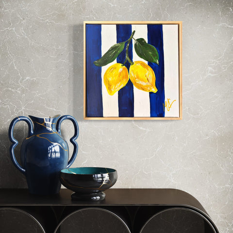 Amalfi Lemons (32.5 x 32.5cm) Michelle Clout