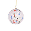 7.5cm Artist Bauble - Festive Nutcracker