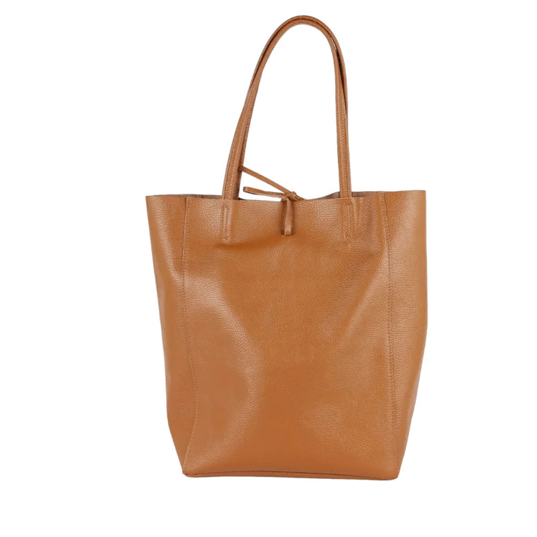 Maison Fanli Large Tote - Dark Camel