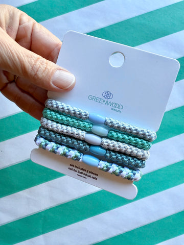 Hair Elastics Pack - Mintie
