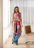 Charlie Chequered Winter Scarf in Fairy Floss
