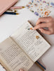 2026 Day to a Page Linen Bound Planner - Bluebuds