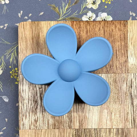 Daisy Hair Claw - Periwinkle