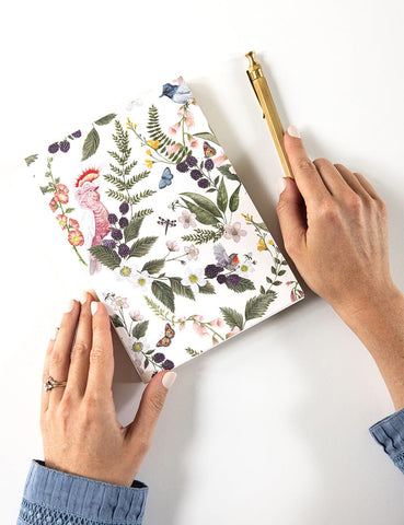 Pink Cockatoo Notepad Jotter