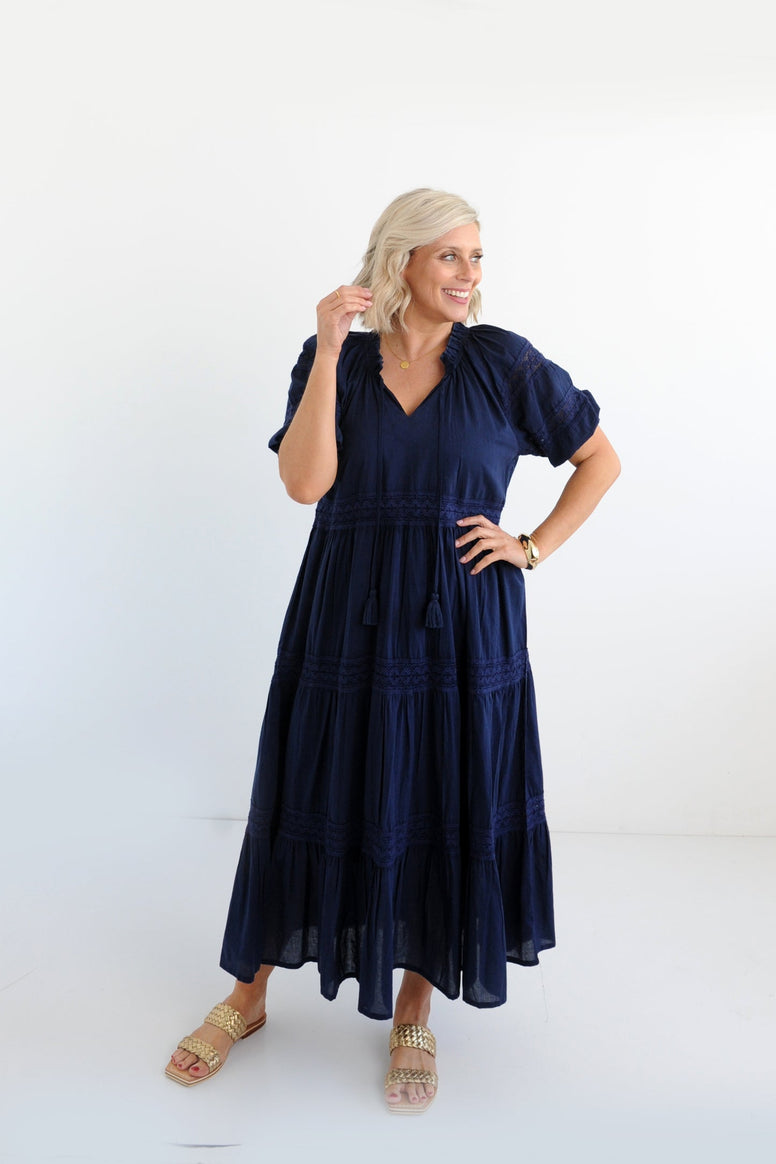 Crete Navy Dress