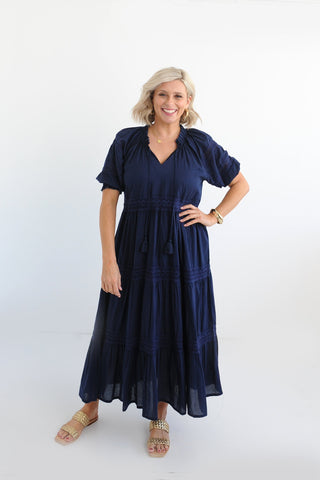 Crete Navy Dress