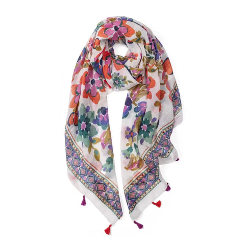 Bella Floral Lightweight Scarf