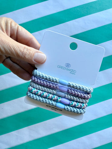 Hair Elastics Pack - Meringue