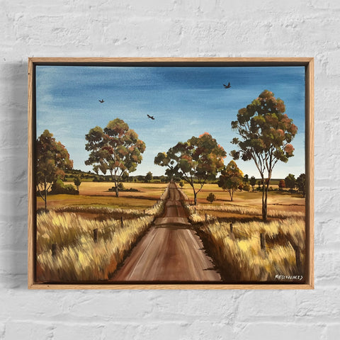 The Heartland Track (43x53cm) Meg Frances
