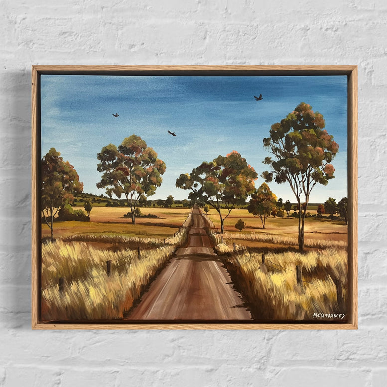 The Heartland Track (43x53cm) Meg Frances