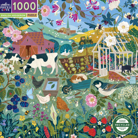 English Hedgerow - 1000 Pc Puzzle