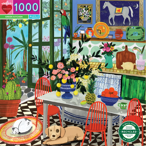 Green Kitchen - 1000 Pc Puzzle