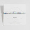 Mini Amelia Gemstone Bracelet - Silver Plated | Lapis Lazuli and Aquamarine