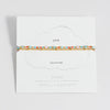 Mini Mixed Gemstone Duo Chain Bracelet - Gold Plated
