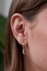 Cowboy Boot Hoop Earrings - Gold Plated