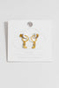 Cowboy Boot Hoop Earrings - Gold Plated
