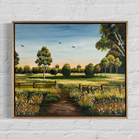 Gate in the Grove (53x63cm) Meg Frances