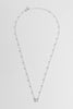 Pearl Bow Necklace Silver Plated | Pearl