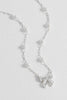 Pearl Bow Necklace Silver Plated | Pearl