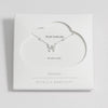 Pearl Bow Necklace Silver Plated | Pearl