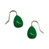 Petite Enamel Drops in Emerald Green