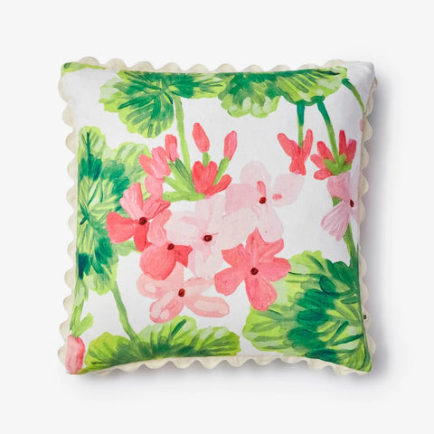 Geranium Multi Linen Cushion