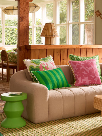 Geranium Multi Linen Cushion