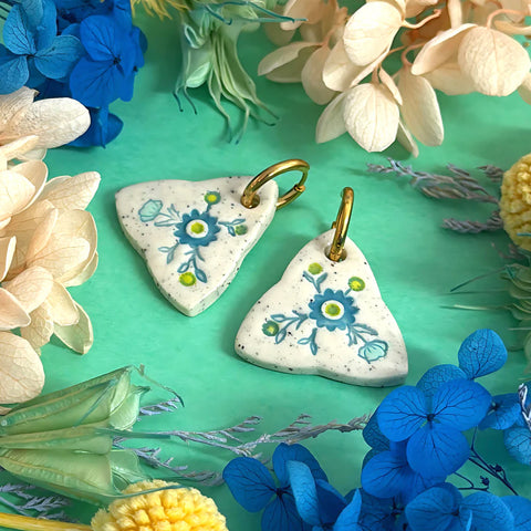 BOTANICA CERAMICA : Ceramic Earrings