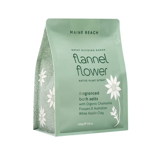 Flannel Flower Bath Salts Pouch 500g