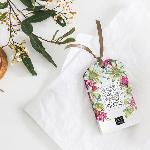 Aroma Bloq - Flannel Flower & Rose Geranium