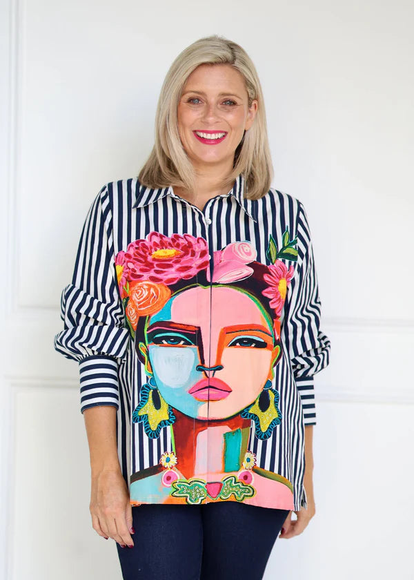 Frida Shirt - Navy
