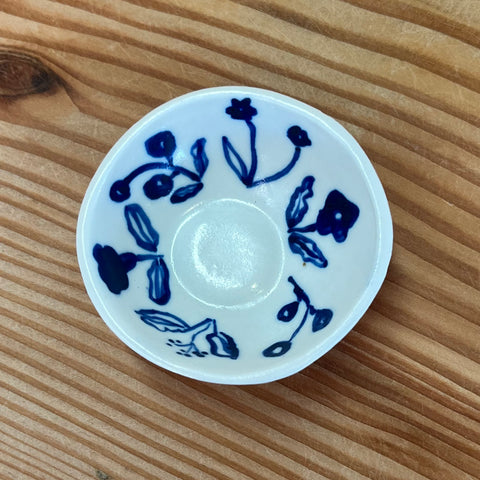 Blue Meadows Porcelain Ring / Trinket Dish 1