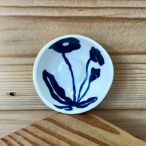Blue Meadows Porcelain Ring / Trinket Dish 2