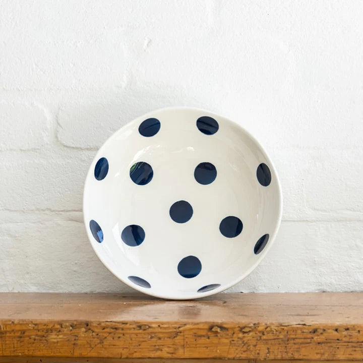 NAVY SPOT SALAD BOWL