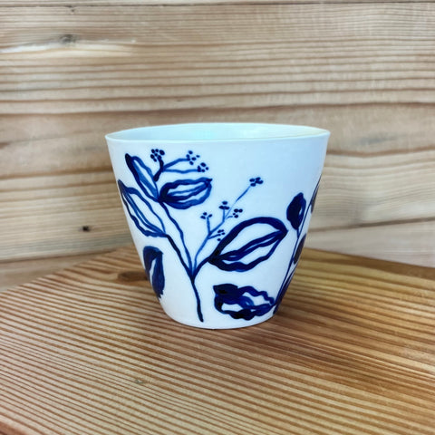 Blue Meadows Porcelain Latte / Teacup 4