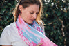 Matilda Abstract Pink Lightweight Scarf