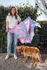 Matilda Abstract Pink Lightweight Scarf