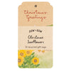 Christmas Sunflower Gift Tag 10 Pack