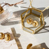 Veronica Vintage Rope Stud Earrings