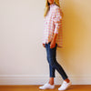 Gracie Cotton Shirt - Rainbow Gingham