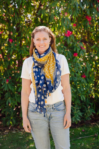 Ella Spot Lightweight Scarf