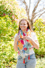 Julia Floral Lightweight Scarf